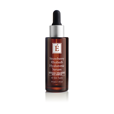 Strawberry Rhubarb Hyaluronic Serum Amber Bottle